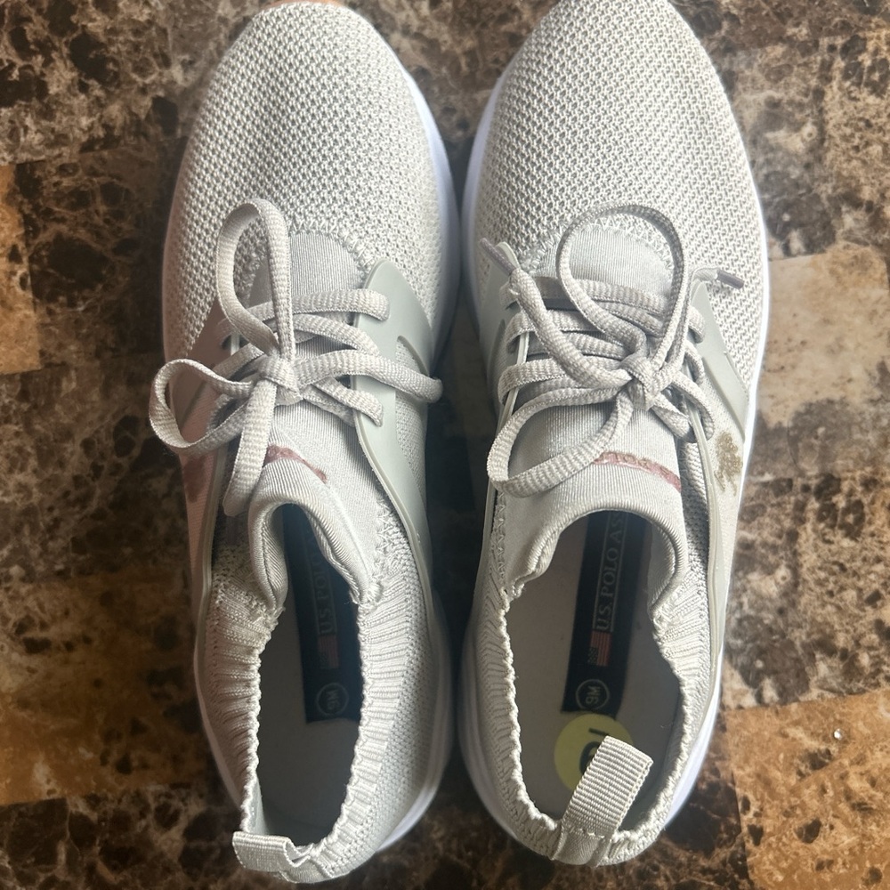 Ladies Gray Sneakers